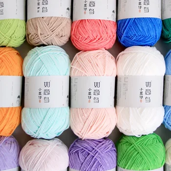 Thin Chenille Knitting Yarn Roll 1