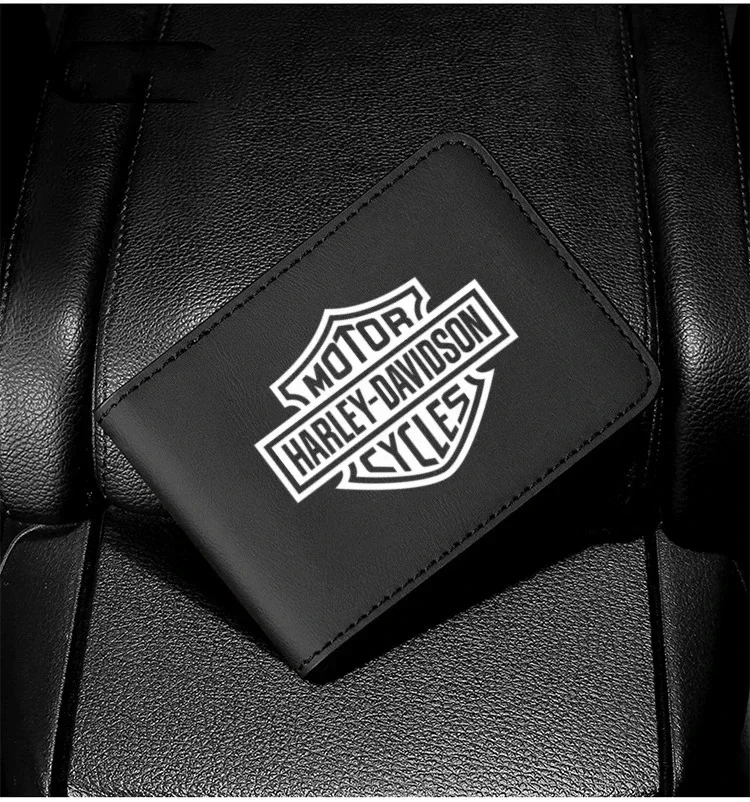 For Harley-Davidson Driver's License Case Car Driver License Cover Suede Car Driving Documents Case Credit Card Holder 6