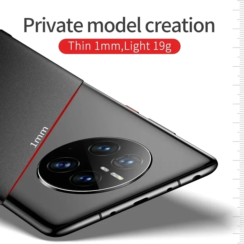 Huawei – coque rigide antichoc pour PC, étui léger, Ultra mince, mat, Mate50 Mate 40 50 60 Pro_voghion.com
