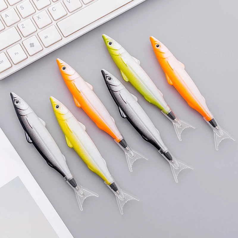 

0.5mm Cute Ocean Fish Shape Ballpoint Pen For Writing Signature Pen Creative Funny Stationery School Office Supplies