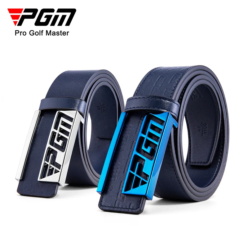 

Golf Clothing PGM Men's Belt Golf Belt First Layer Cowhide Alloy Buckle Sports Belt Golf Supplies