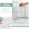 Hanger  Rack Laundry Room Accessory Clothes Stands Metal Shelves Stainless Steel Organizer Shelf Bathroom  Donkey 5