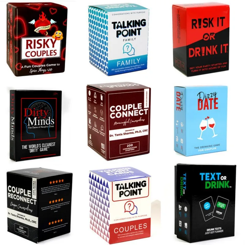 

Risk Couples Or Drink It Is A Fun Party Game With Romantic Dialogue Cards Adventure Or Drinking Adult Game Nights English
