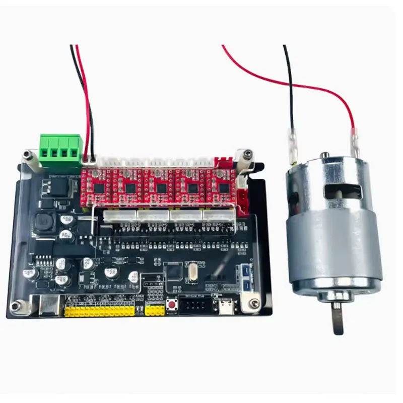 32Bit grbl Offline-Controller a4988/8825 Treiber 4-Achsen-Steuerplatine Unterstützung Laser 300/500w Spindel für CNC-Gravier maschine – Detail 10