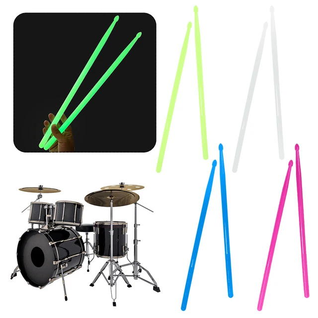 kingsea Drum Sticks,15 Color Changing USB charging LED Drumsticks, Durable Exercise ANTI-SLIP Handles Drum Sticks, Kids Adults Musical Instru 並行輸入 kingsea Drum Sticks,15 Color Changing USB charging LED Drumsticks
