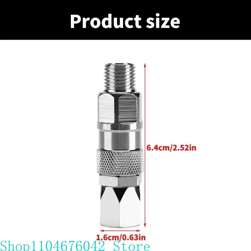2pcs Flexible Sprayer Hose Connectors Adapter Convenient for Quick Attachment and Multiple Rotations in Painting Tasks