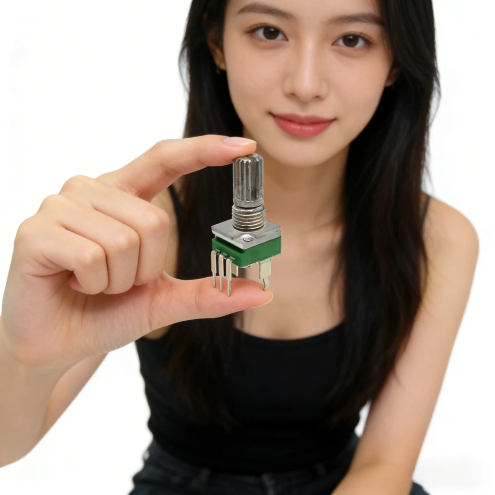 수직 단일 링크 RK097 전위차계, 기어리스 3 핀, B2K, 5K, 10K, 20K, 50K, 100K, 500K, 1M Ohm, 15mm, 20PCs