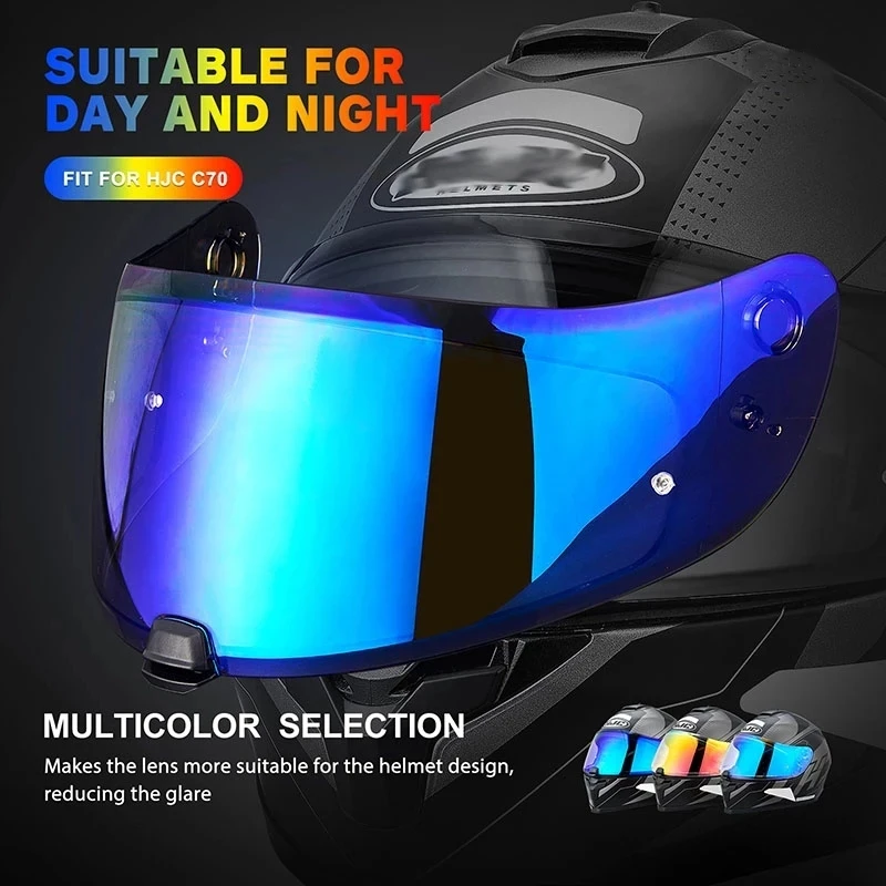 HJ-31C i70 i10 HJ-20M C70 Motorcycle Accessories HJC Helmet Visor Lens Full Face Casco Moto Anti-UV Capacete De Moto Shield Lens safety gear