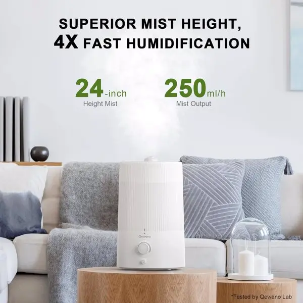 （禁售亚马逊美国站）（TEMU不发USPS/Fedex）（可自提）4升上加水超声波冷雾加湿器带定时夜灯功能可以直接加精油-13