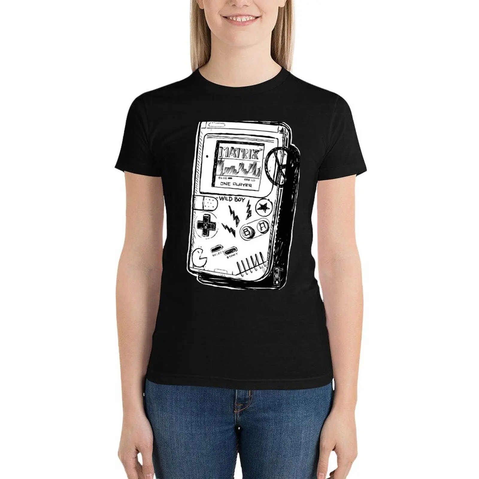 

Gamer T-Shirt Female clothing vintage clothes kawaii clothes Women's tops