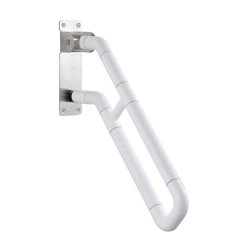 135 Folding Barrier-free Stainless Steel Toilet Safety Guards Wall Mounted Decorative For Elderly Disabled Handrail Handle