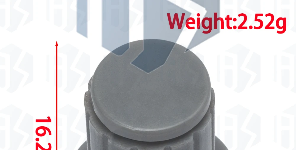 5~10 Stück WXD3-13 Graue Knopfkappe, geeignet für hochwertige WXD3-13-2W Drehpotentiometer-Knöpfe – Detail 4