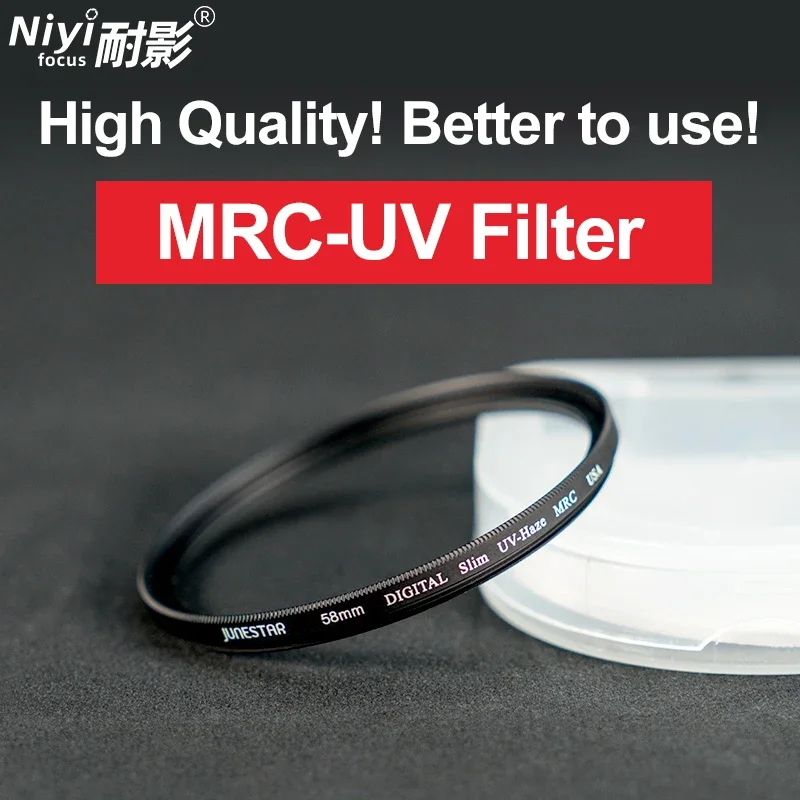 UV Filter Camera Lens Filter Photography Filter MRC UV Filter Lens Protector Multi-layer Coating 37 39 40.5 43 46 49 52 55 58 62 67 72 77 82 86 95 105mm