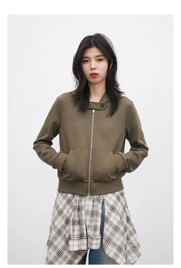 CHIC VEN Fashion Women Sweatshirts Solid Slim New Hooded Warm Female Jacket Short Sportswear for Woman Spring Autumn 2026