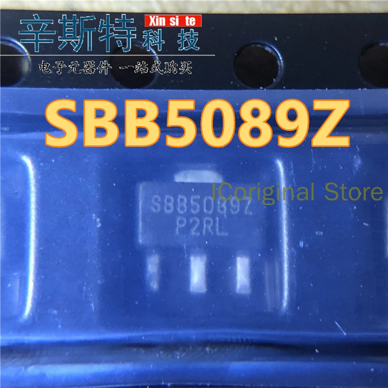 

Оригинальный чип SBB5089Z BB5Z SBB5089Z SOT-89 Rf микроволновый усилитель мощности с низким уровнем шума, упаковка SOT89 SBB5089
