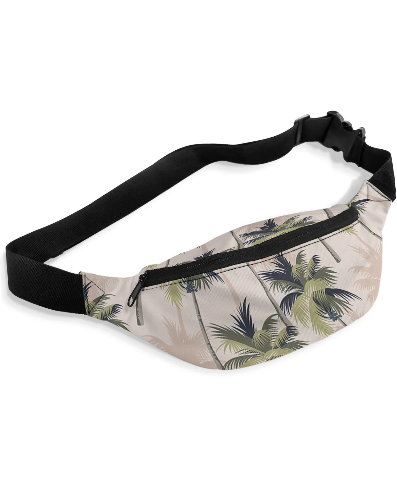 

Tropical Plant Palm Tree Waist Packs Shoulder Bag Unisex Messenger Bag Casual Fashion Fanny Pack for Women