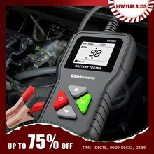자동차 배터리 테스터, BM550, 6V, 12V, 24V, 100-2000 CCA 배터리 시스템, 자동 배터리 분석기, 자동차 오토바이 배터리 도구 감지