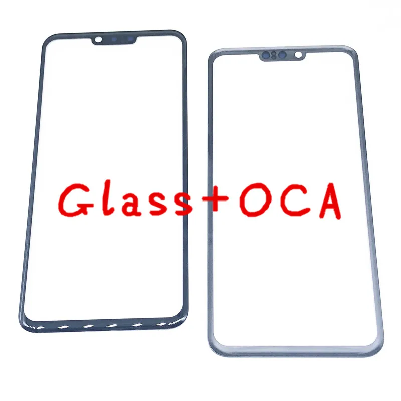 

Для LG G8 ThinQ G820 сенсорный экран передний и внешний стеклянный объектив замена