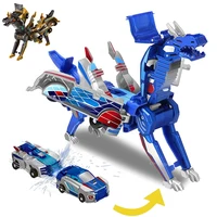 Newest 2 in 1 Magic Transformation Car Transforms into Horse Transformation Toys Magnetic Collision Deformation Car Gift