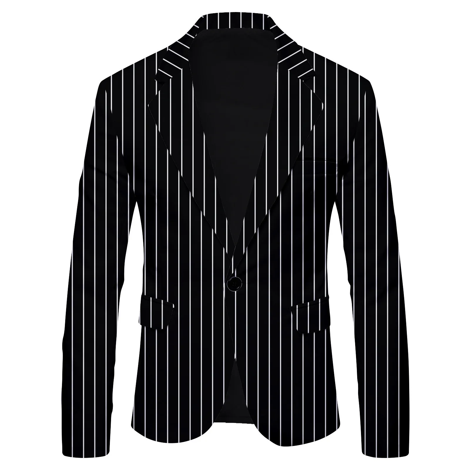 Men Blazers Striped Male Blazer Suits Polka Dot Leopard Print Casual British Fashion Slim Fit Jacket Suit Men's Coat Streetwear