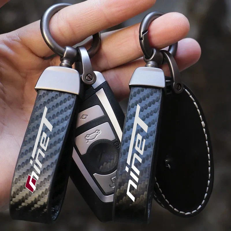 

Motorcycle Key Chain Holder Keyrings Lanyard Leather Keyring Moto for BMW Motorrad R Nine T Pure Nine-T Motorcycle Accessories