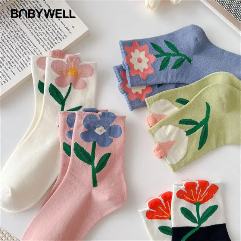 

Spring Autumn Baby Socks Children's Elastic -tube Sock Cute Solid Color Pit Pattern To Keep Warm Infant Clothes Accessories