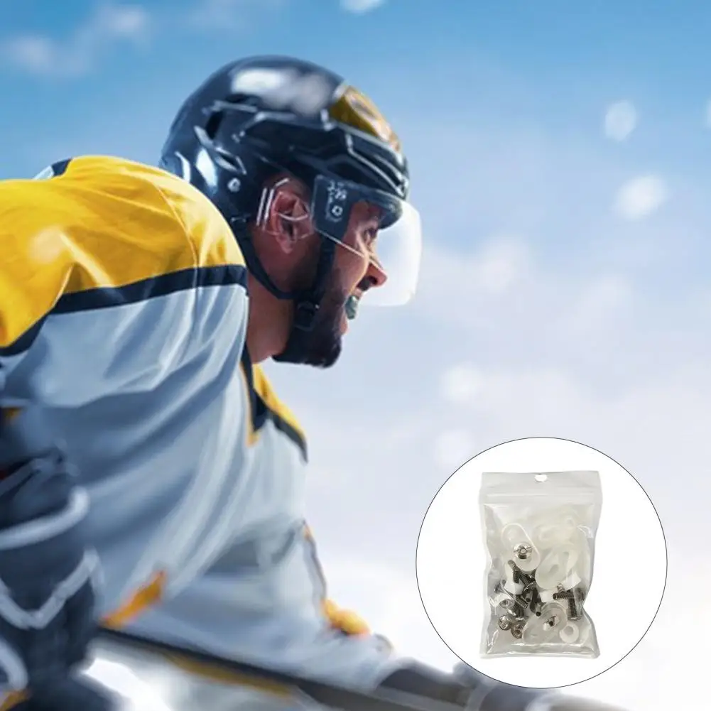 Hockey Helmet Repair Kit Universal Sports Helmet Repair Kit for Baseball Football Hockey Stainless Steel Facemask for
