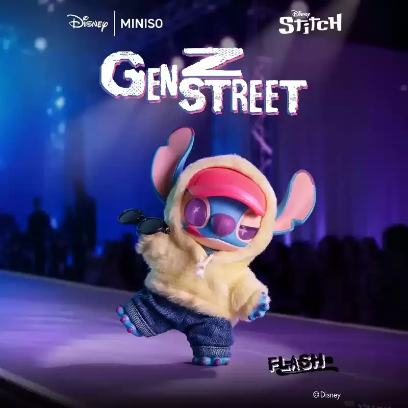 MINISO GENZ STREET FLASH スティッチ　シークレットあり FLASH - Miniso Disney Stitch Blind Box GenZ Street Vinyl