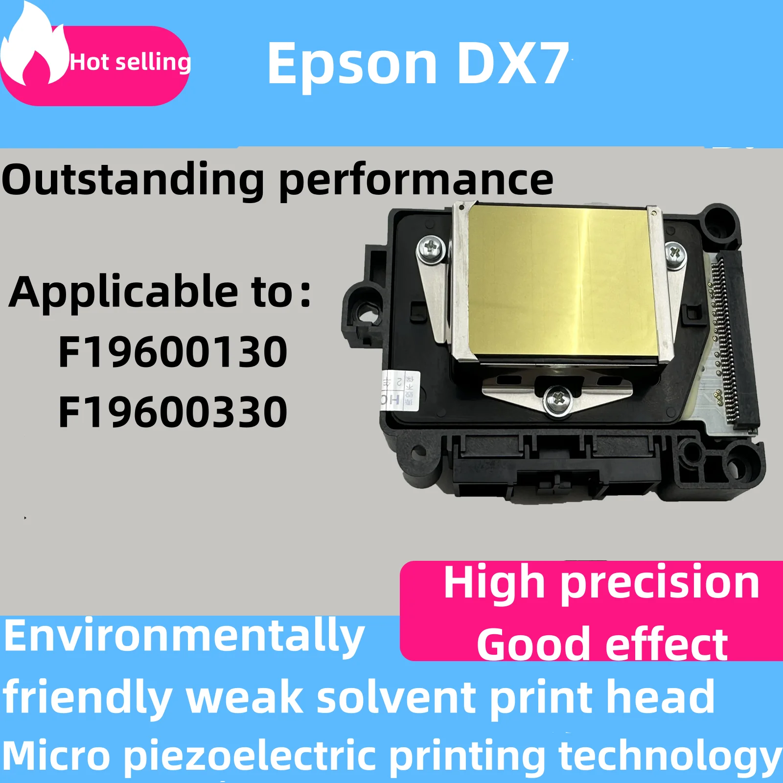 

F19600030 Dx7 для оригинальной печатающей головки, печатающая головка, печатающая головка для F196000 DX7 3890 3880 P600 P800 5V 5V2printer