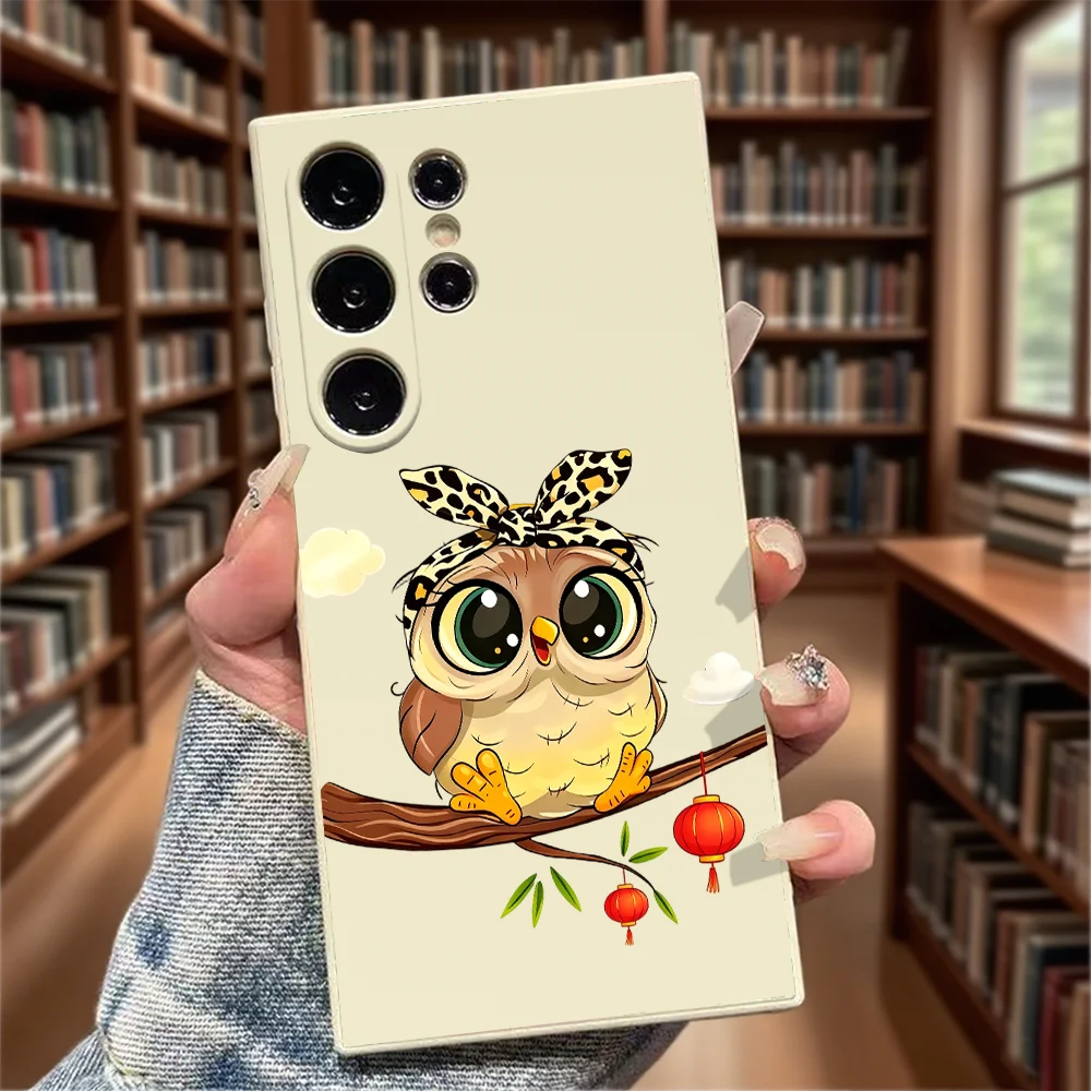 Owl and Leopard Lanterns Decorative Soft TPU Phone Case