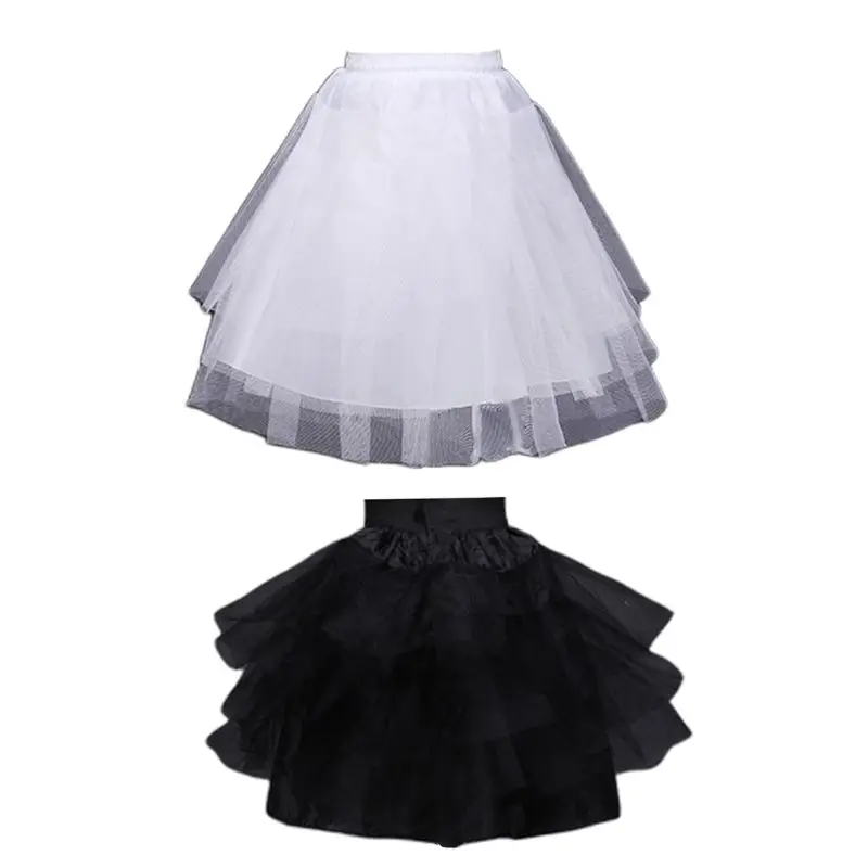 

Flower Girls Kids Classic Layers Tulle Tutu Skirt Wedding Dress Petticoat Adjsut