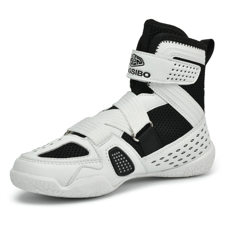 TaoBo Size 31-38 Boy Girl Gym Boxing Sneakers Mesh Breathable Medium Wrestling Boots Youth Sport Fitness Fighting Shoes