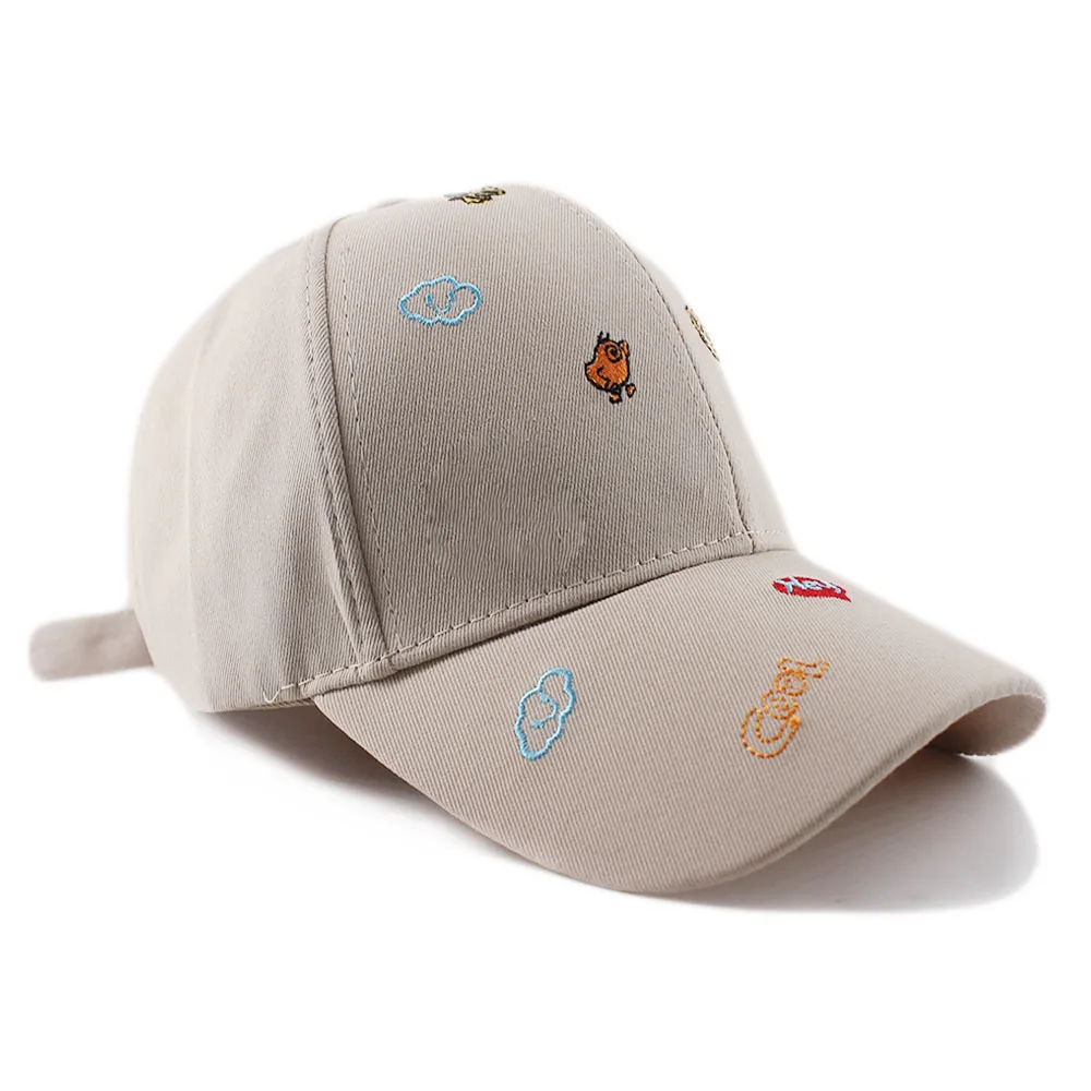 New Fashion Summer Kids Baseball Caps Sunshade Children Outdoor Sport Girls Cartoon Hats Casual Brand Adjustable Soft Boys Hat 2