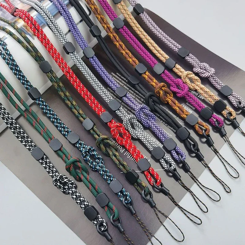 Mobile Phone Lanyard Strap - Wrist Hand Cord with Key Chain for iPhone and Smartphones