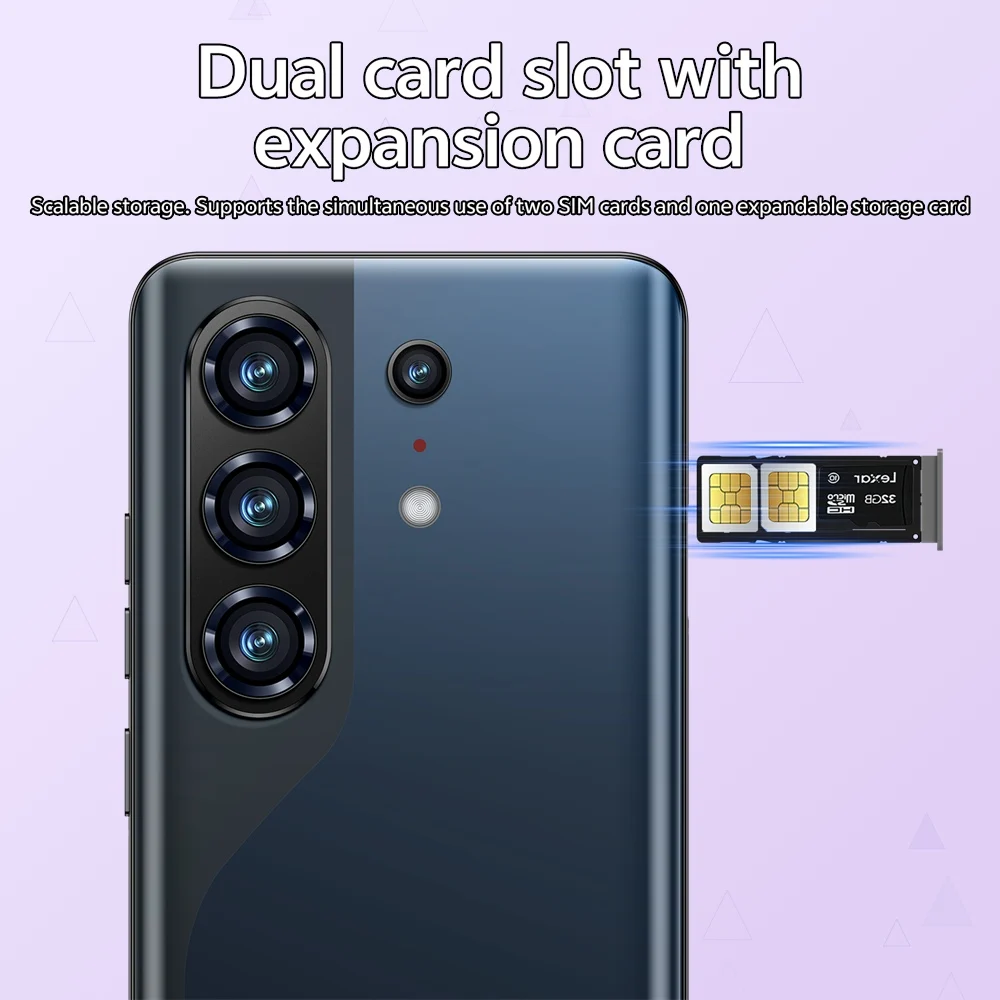 K-Touch 26 Ultra 7.3inch Mobile Phones Android 15 Cell Phone 22GB+2TB Smartphone 5G Dual SIM Card 8000mAh 16MP+48MP Camera Cellphones