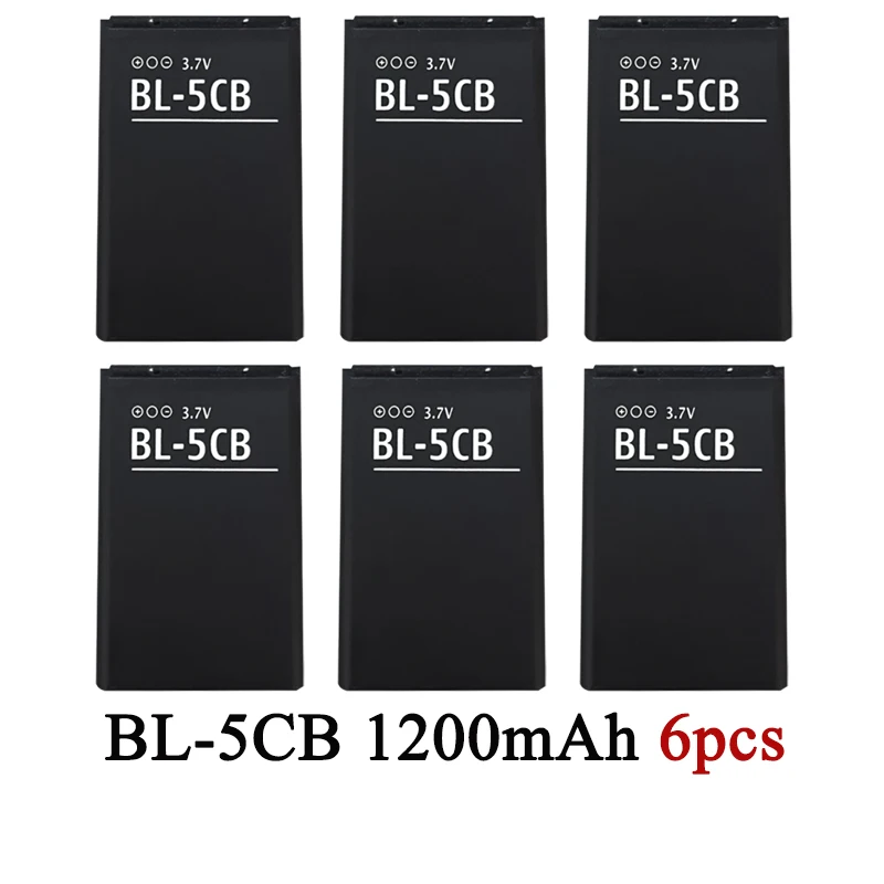 BL-5CB 1200mAh 6PCS