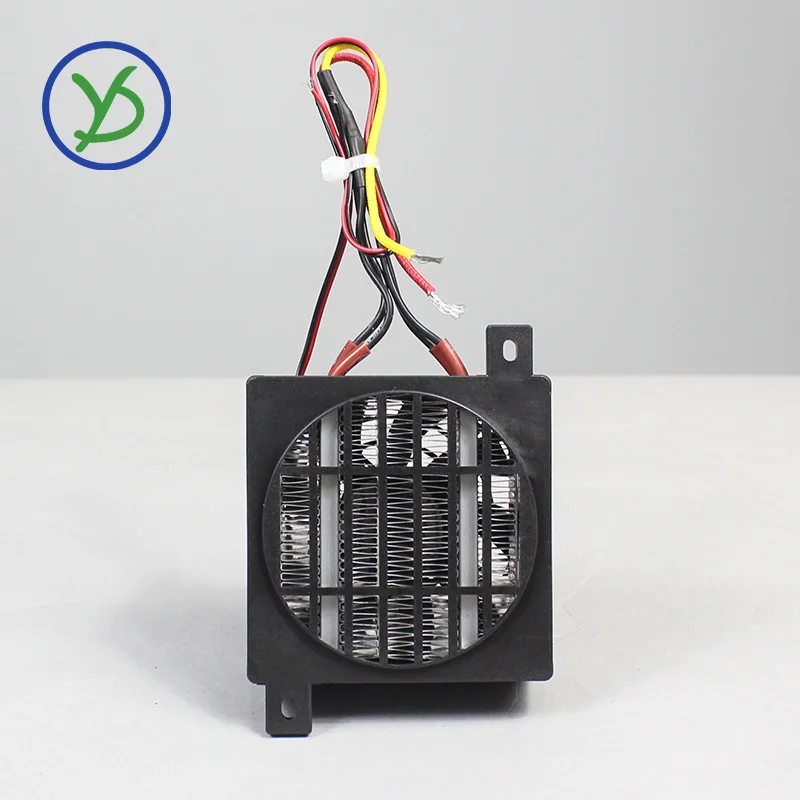 24V 200W DC Thermostatic Electric Heater PTC Fan Heater Incubator Heating Element Small Space Heating 106*80mm