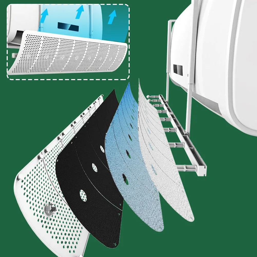 External Air Conditioner Dust and Wind Deflector Cover