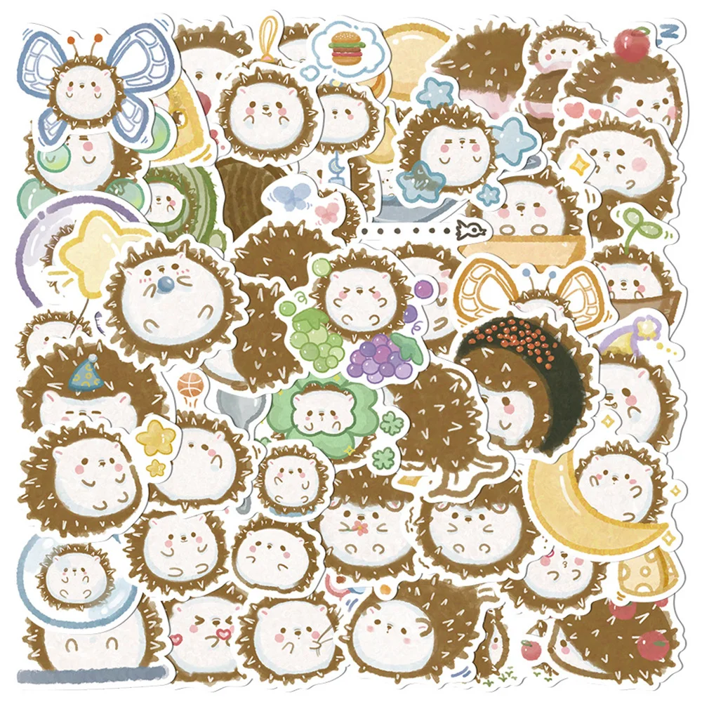

10/30/50pcs Kawaii Cartoon Hedgehog Stickers Decal Graffiti DIY Notebook Luggage Laptop Water Bottle Waterproof Kids Sticker Toy