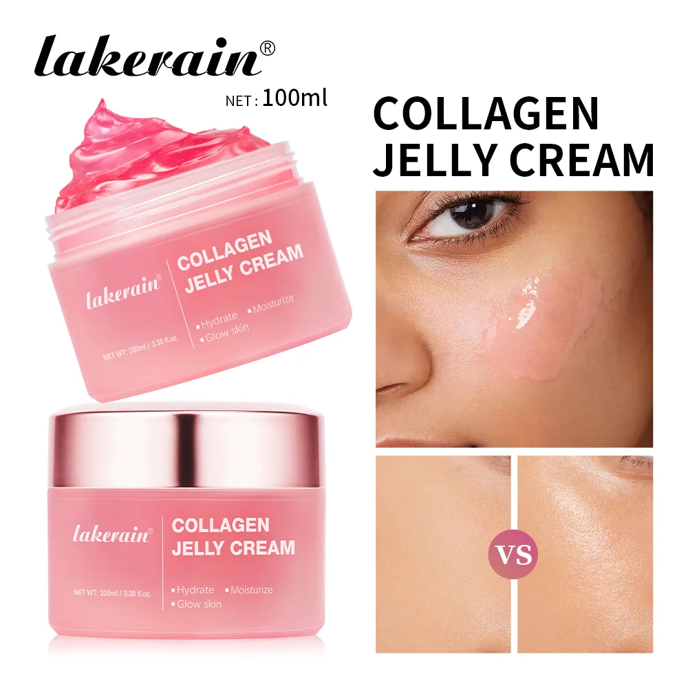 100g Collagen Jelly Cream Long Lasting Nourishing Moisturize Face Shrinks Pores Remove Comedones Smooth Skin Care Cream