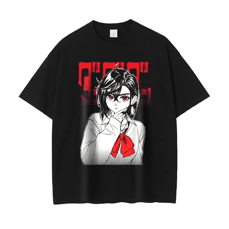 Vintage Washed Anime Streetwear T-Shirt | Manga-Inspired Design | 100% Cotton