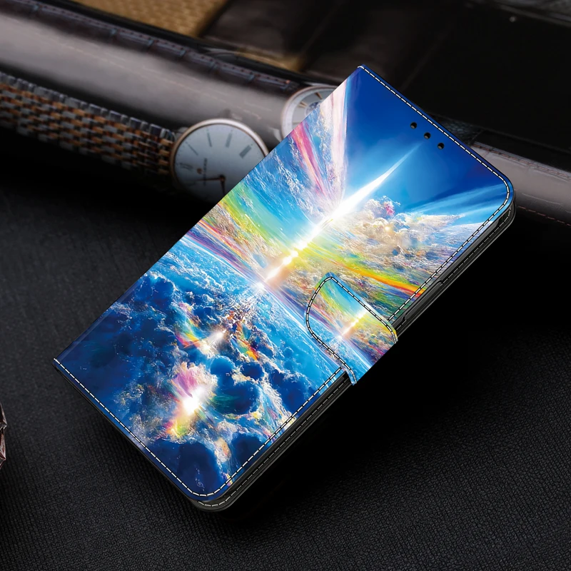 Premium 3D Flip Leather Wallet Magnetic Phone Case