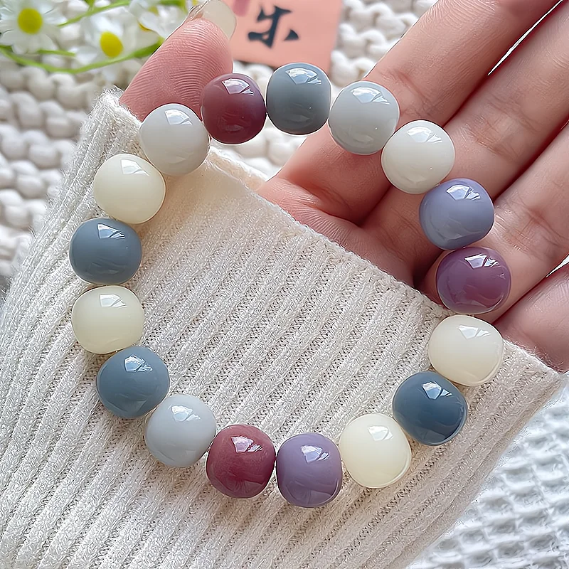 

But White Jade Bodhi Root Bracelet Students Around The Fingers Bodhi Buddha Beads men's And women's Bracelets