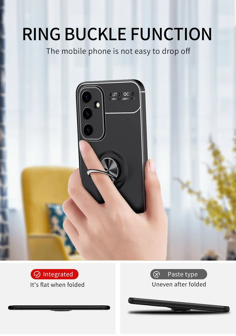 Rotating Ring Phone Case For Samsung With Metal Holder Cover_voghion.com