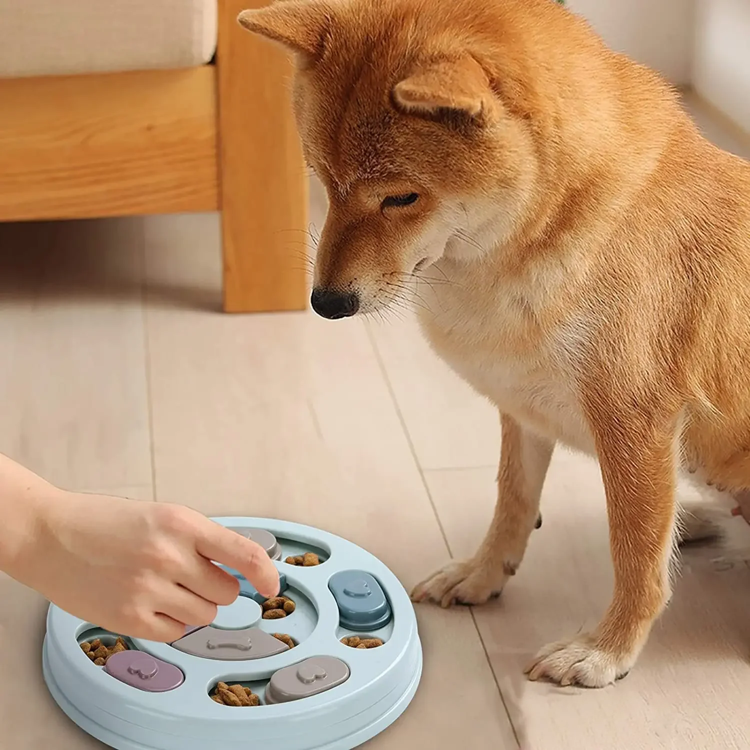 

Dog Puzzle Toys Slow Feeder Interactive Increase Dogs Food Puzzle Feeder Toys for IQ Training Mental Enrichment Dog Treat Puzzle