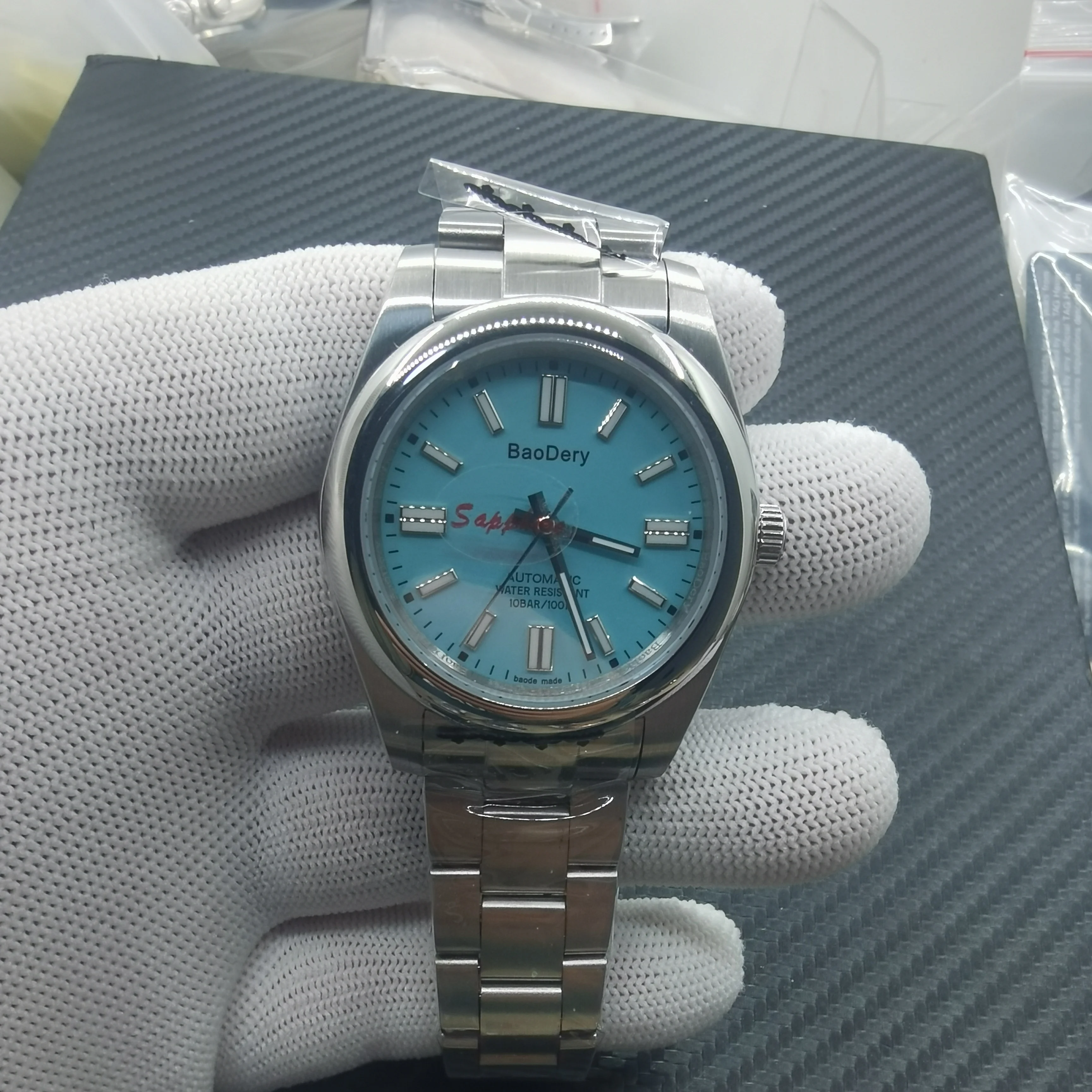 2023 BAODERY Automatic Mechanical Watches Sports Top Brand 2813movement Luxury Men's Watch Male Wristwatch
