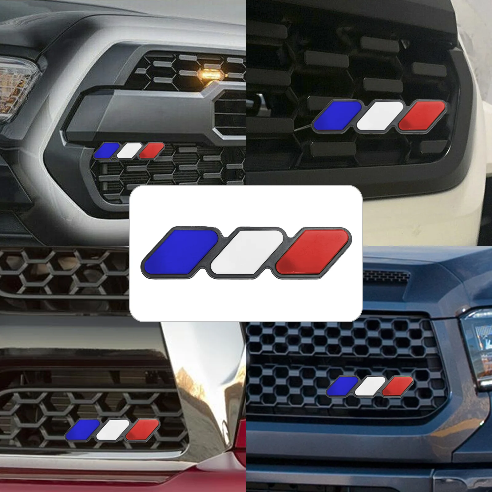 Repuesto Para Rejilla TRD, Universal, Compatible Con Toyota 4Runner Tacoma Tundra Rav4 Highlander Sequoia Emblemas De Actualizacion De 3 Colores