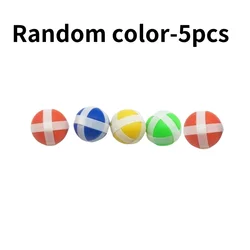 Enhanced Sports Target Shooting Dart Board Toy with Sticky Ball Set - Outdoor Fun (Random color-5pcs)