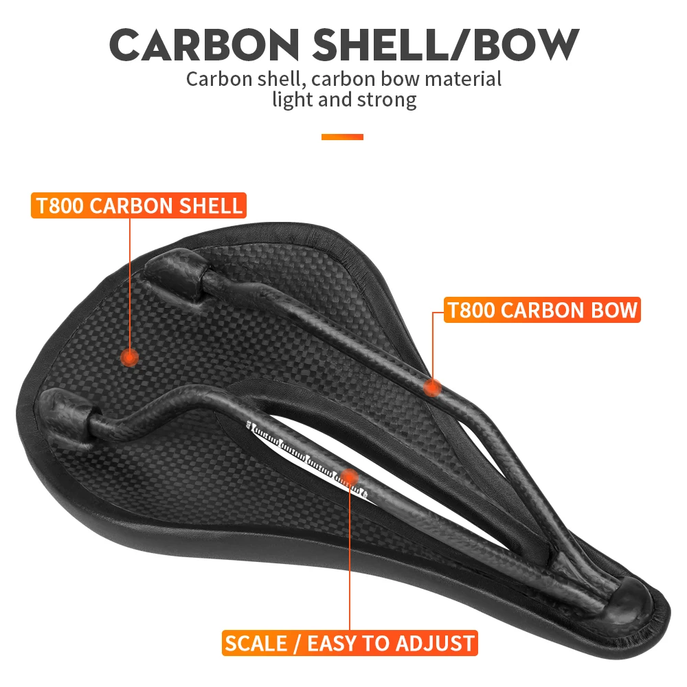 Full Carbon Saddle MTB/Road 143/155MM 135g Rails Bicycle Seat bicycle saddle
