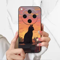 Black Shockproof TPU Phone Case - Soft Silicone Protective Cover for OPPO Find X8 Pro (SWA301)